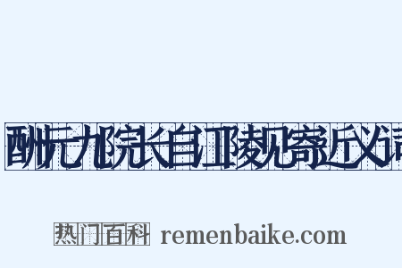 酬元九院长自江陵见寄近义词是什么意思的图片